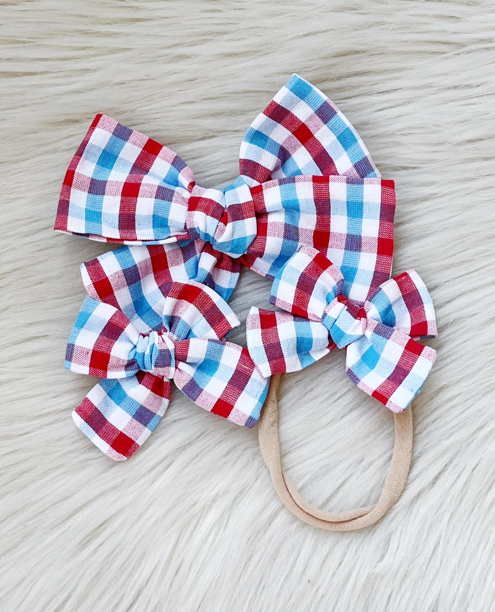 Red, White & Blue Gingham Sailor