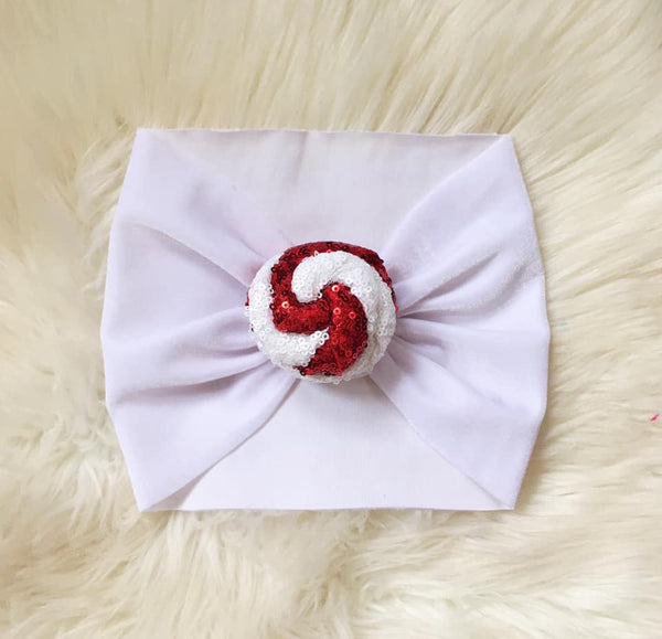 Candy Cane Top Knot Piggies // Wraps