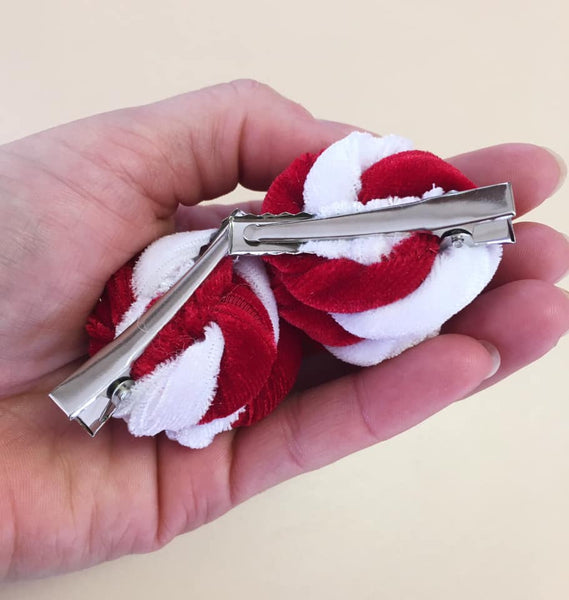 Candy Cane Top Knot Piggies // Wraps