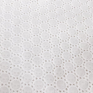 White Eyelet Sailor Bow