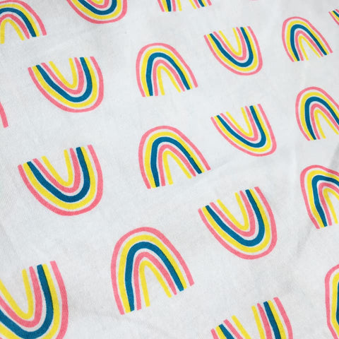 Neon Rainbow - Stretchy Cotton