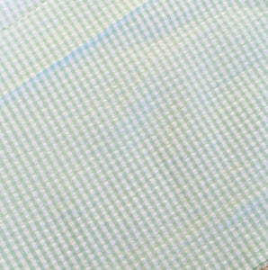 Mint Gingham Seersucker Sailor Bow