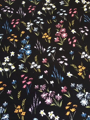 Black Floral - Ultra Soft
