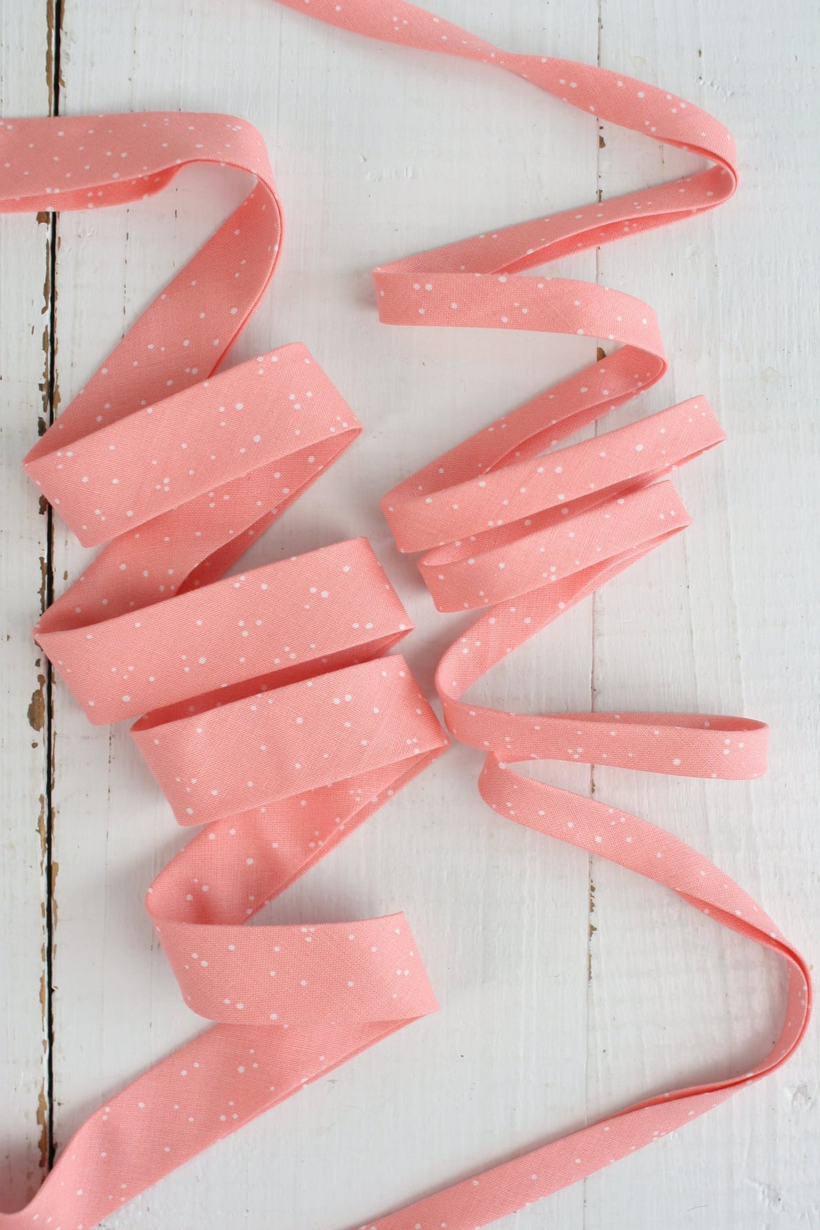 Pink w Polka Dots Tiny Bow