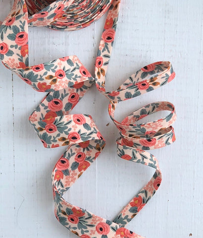 Pink Floral Tiny Bow