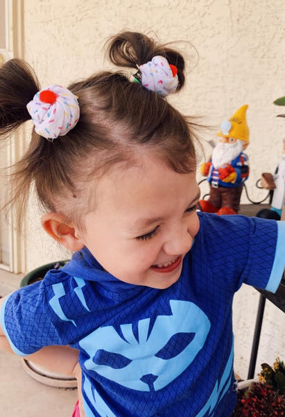 Ice Cream Top Knot Piggies