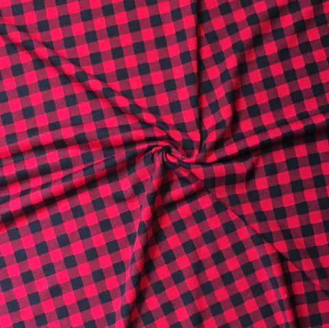 Black and Red Buffalo Plaid
