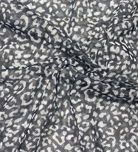 Monochrome Leopard - Ultra Soft/Light Mesh