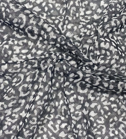 Monochrome Leopard - Ultra Soft/Light Mesh