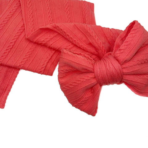 Coral Braided Knit Nylon