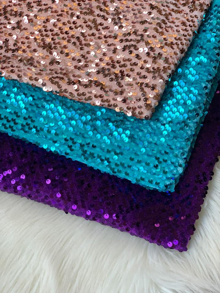 Purple Sequin - Velvet