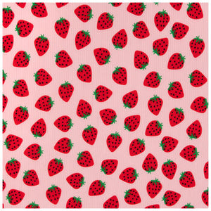 Strawberries - Rib Knit