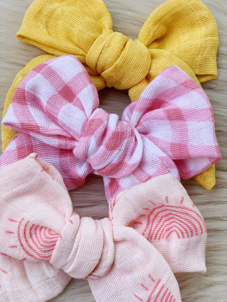 Gauze Sailor Bows