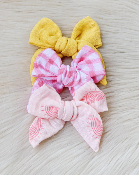 Gauze Sailor Bows