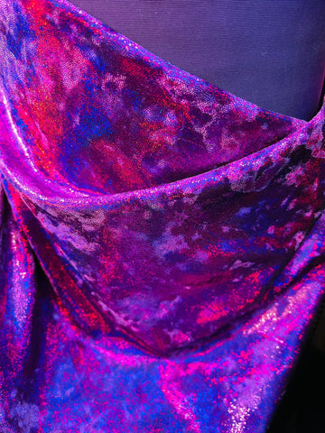 NEW Purple Iridescent Velvet