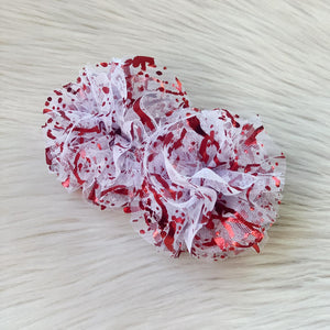 NEW Red Shimmer Blood Splatter - Mesh