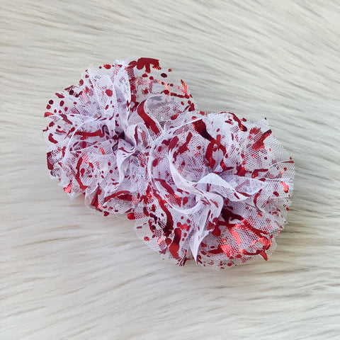 NEW Red Shimmer Blood Splatter - Mesh