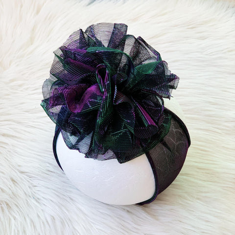 NEW Green/Purple Iridescent Spiderwebs - Mesh
