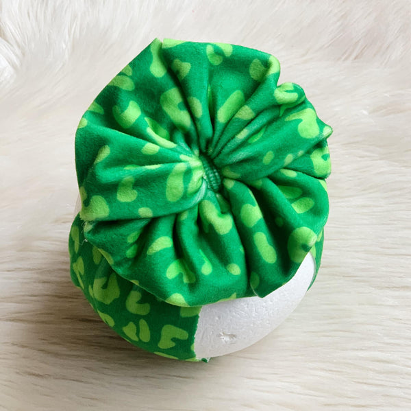 Green Leopard Velvet