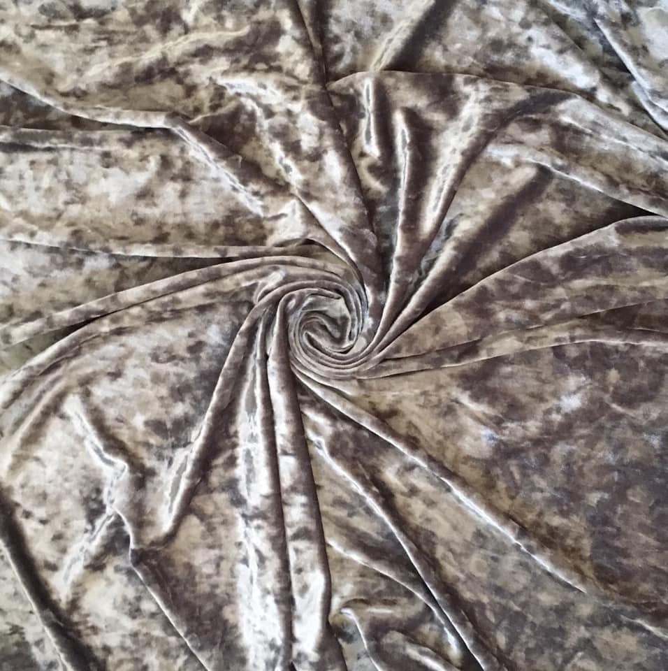 Gray - Crushed Velvet