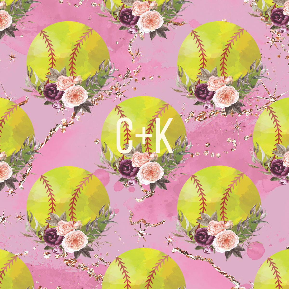 Floral Softball - Bullet