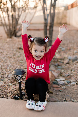 Candy Cane Top Knot Piggies // Wraps