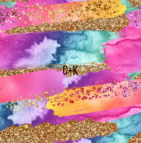 Bright Watercolor Paint Strokes - Bullet