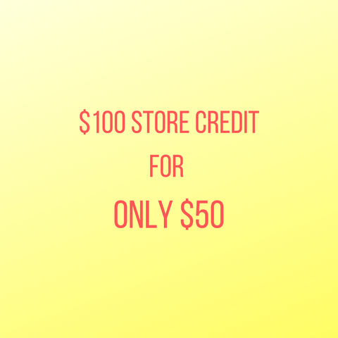 $100 FUTURE CREDIT - ONLY 2 AVAILABLE