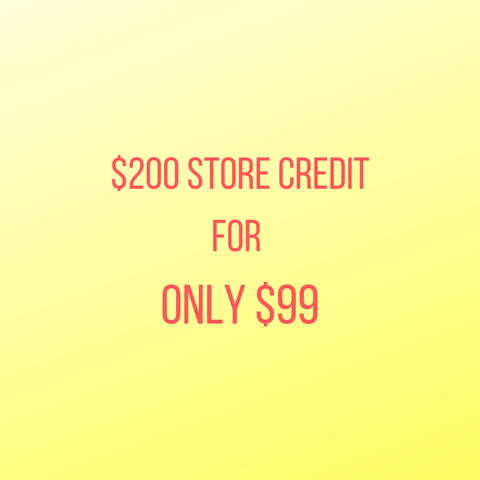 $200 FUTURE CREDIT - ONLY 2 AVAILABLE