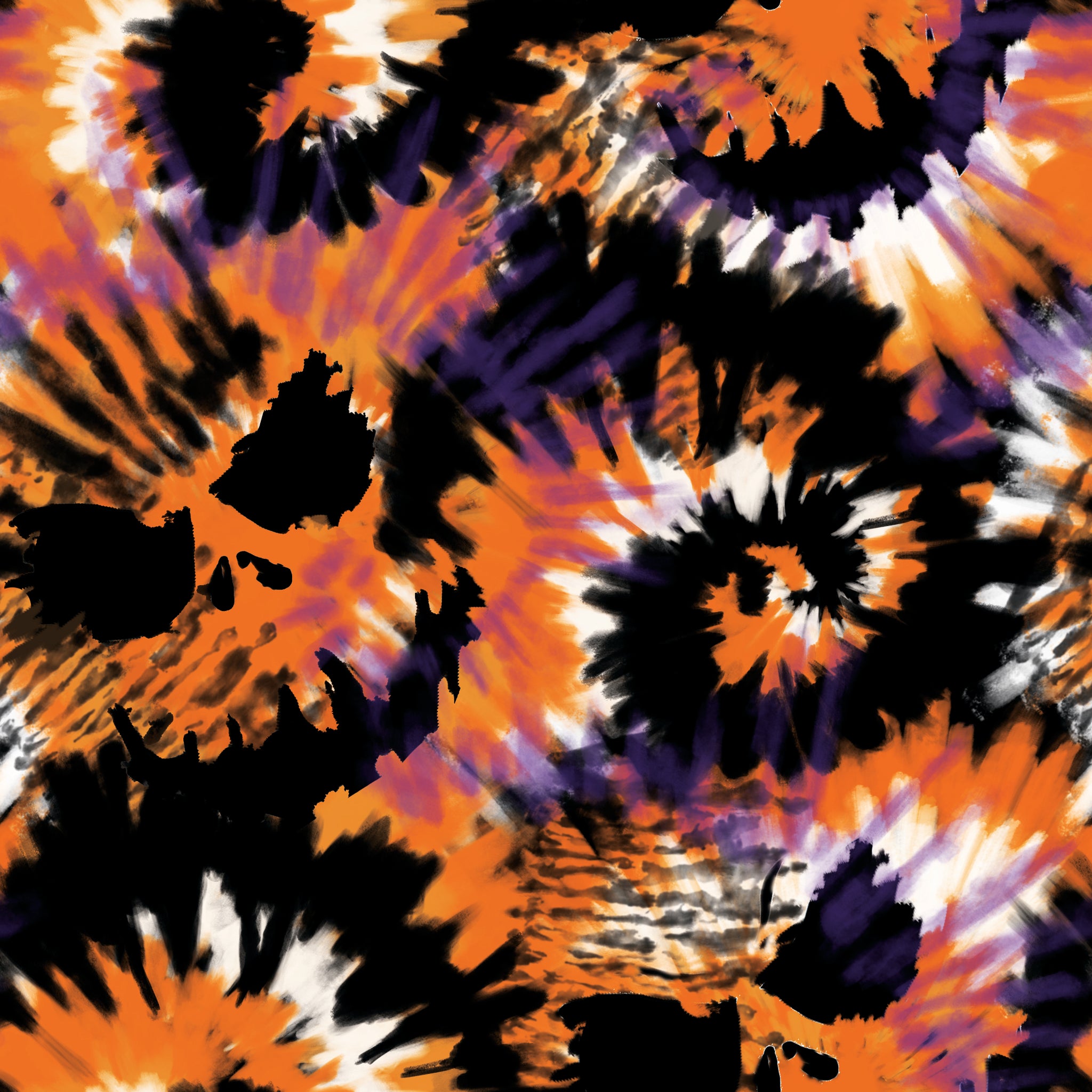 Halloween Tie Dye - Velvet