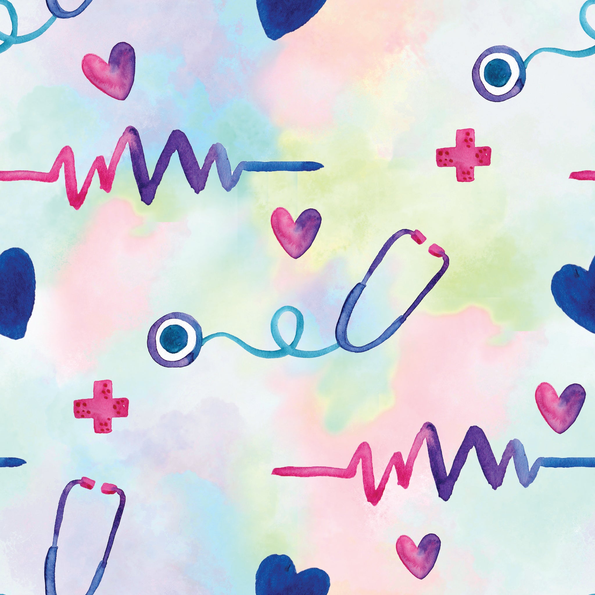 Watercolor Nurse - Bullet