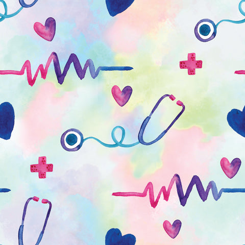 Watercolor Nurse - Bullet