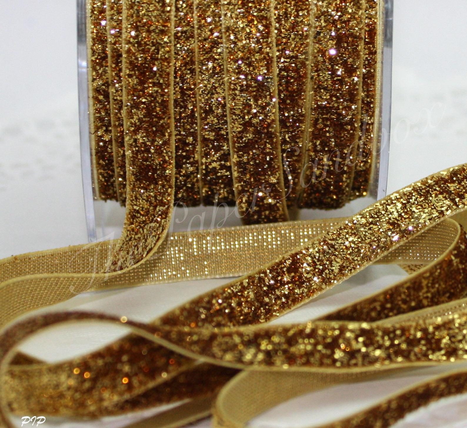 Shimmer Gold Tiny Bow