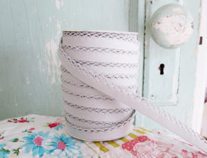 Gray Crochet Tiny Bow