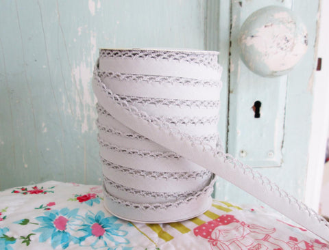 Gray Crochet Tiny Bow