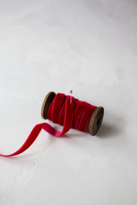Red Velvet Tiny Bow