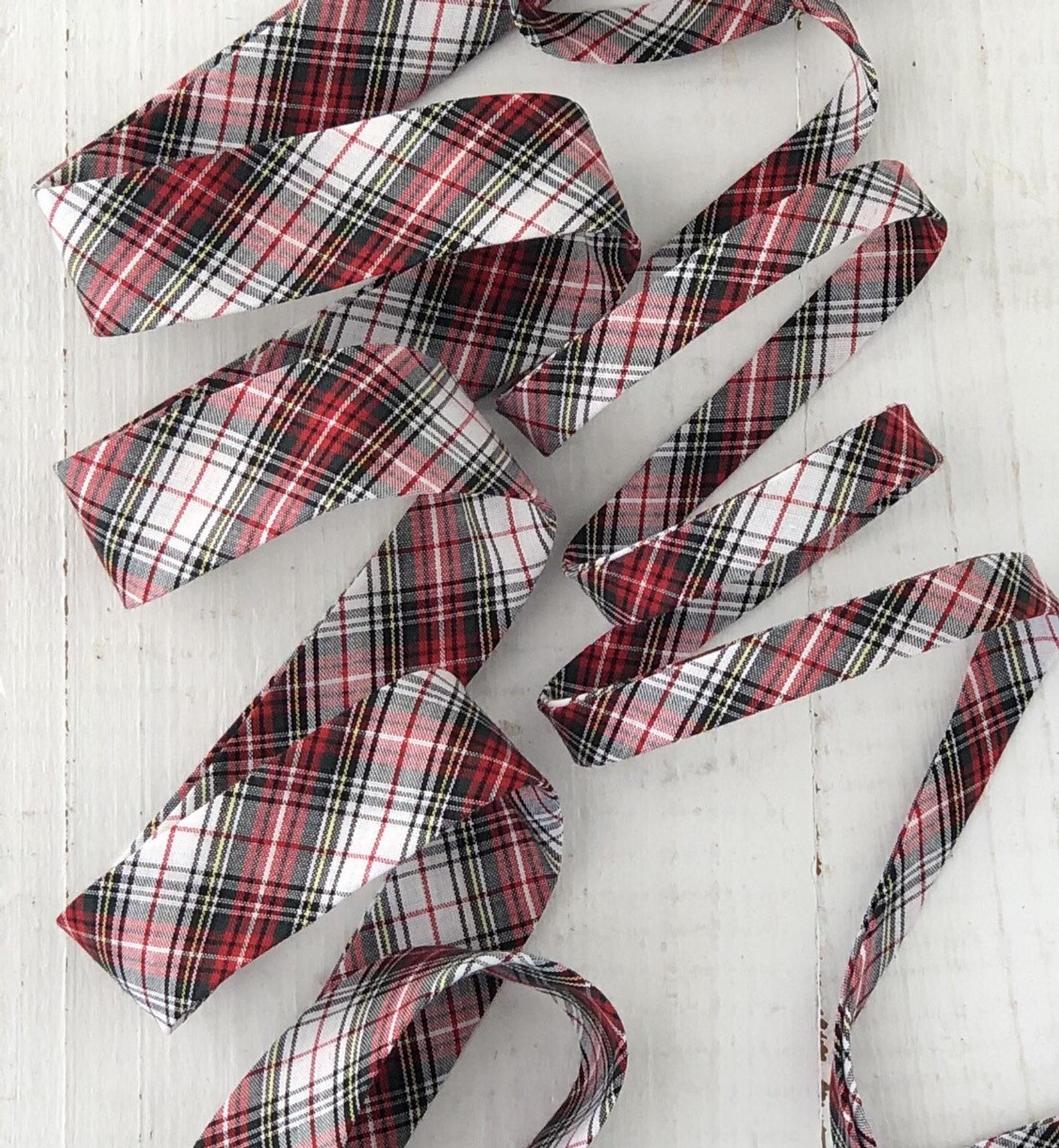 Classic Red and White Plaid Christmas - Tiny Bow