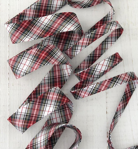 Classic Red and White Plaid Christmas - Tiny Bow