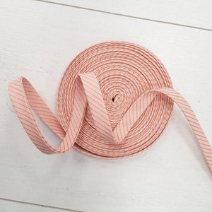 Pink and Gold Shimmer Stripes Tiny Bow