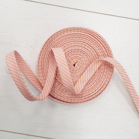 Pink and Gold Shimmer Stripes Tiny Bow