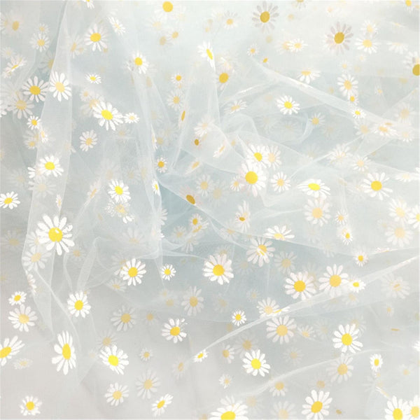 Black Daisy Tulle