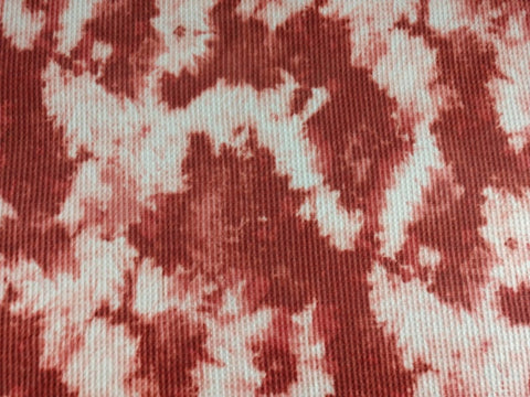 Rust Tie Dye - Waffle Knit
