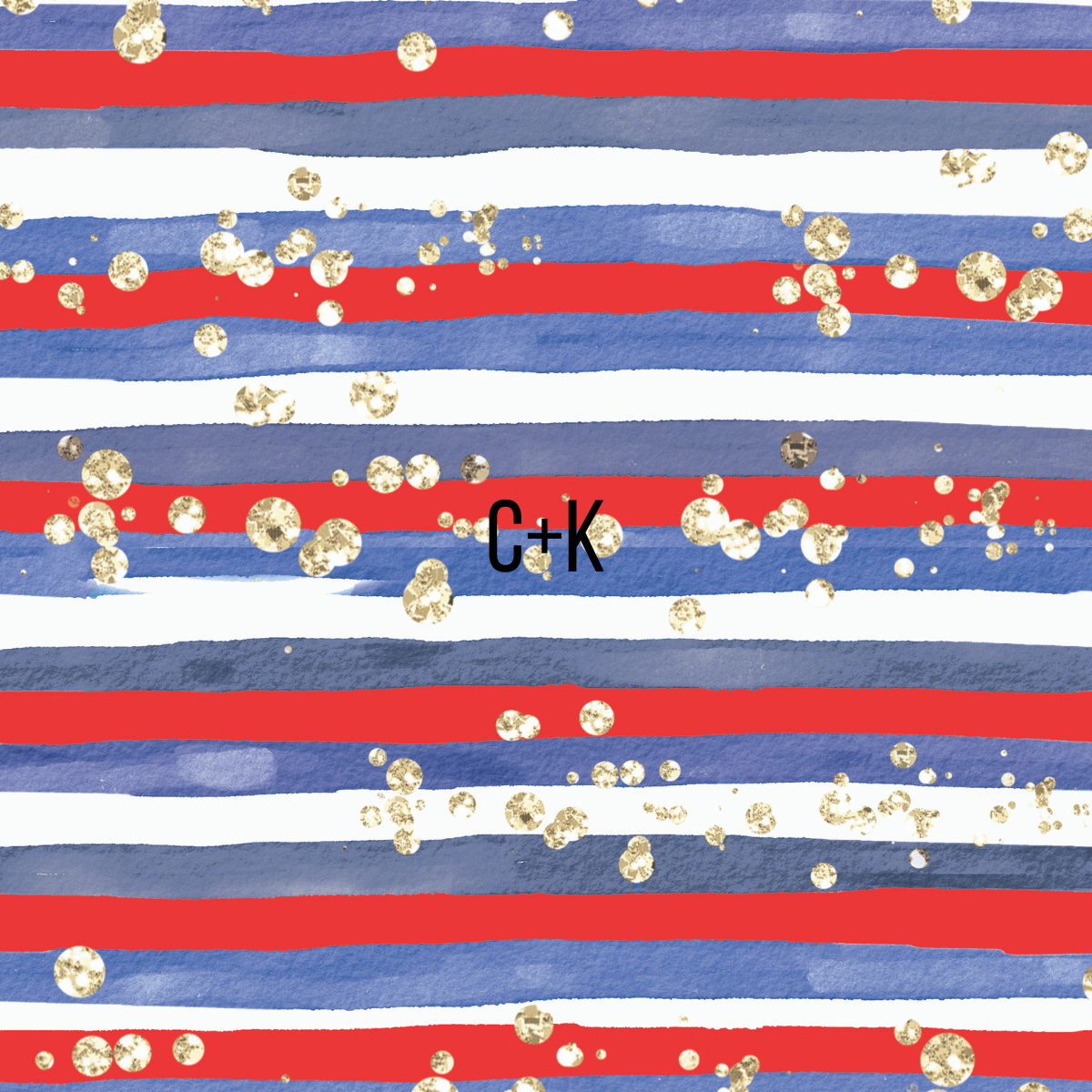 Patriotic Watercolor Stripes - Bullet